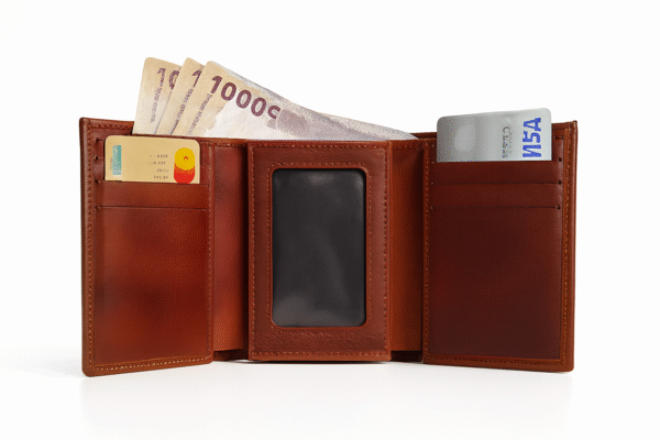 Trifold with ID window Wallet
